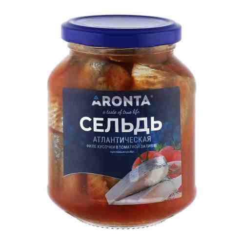 Сельдь филе-кусочки Aronta Атлантическая в томатной заливке 350 г арт. 3516594