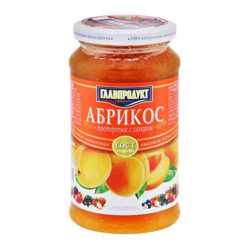 Абрикос Главпродукт протертый с сахаром 550 г арт. 3461237