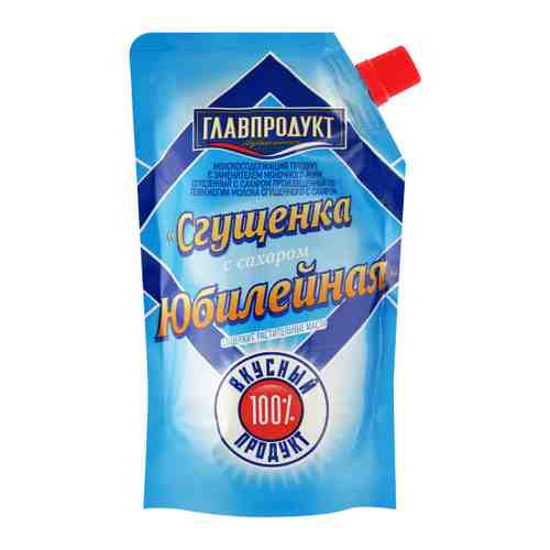 Сгущенка Главпродукт юбилейная с сахаром 8.5% с дозатором 270 г арт. 3162301