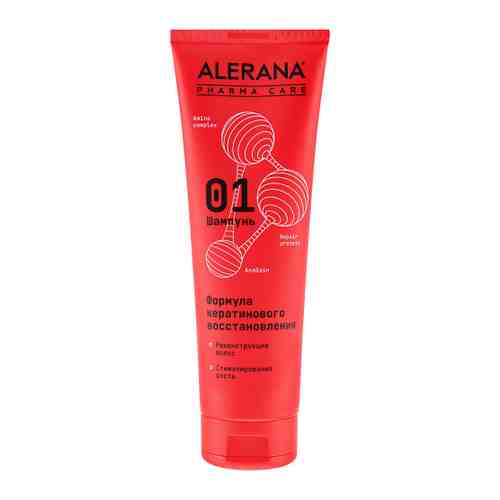 Шампунь для волос Alerana Pharma Care Формула кератинового восстановления 260 мл арт. 3428737