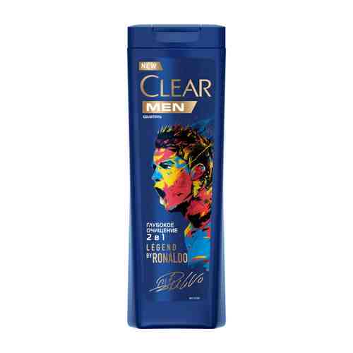 Шампунь для волос Clear for Men против перхоти антибактериальный эффект 2в1 Глубокое очищение 400 мл арт. 3409363