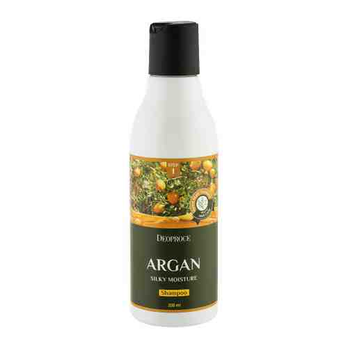 Шампунь для волос Deoproce с аргановым маслом Argan Silky Moisture Shampoo 200 мл арт. 3477236