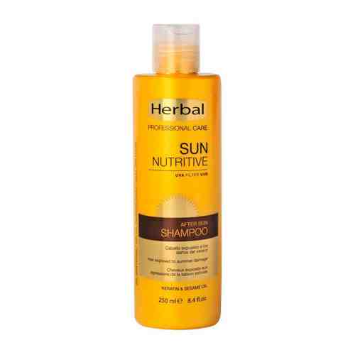 Шампунь для волос Herbal Восстановление после солнца с кератином и маслом кунжута 250 мл арт. 3453749