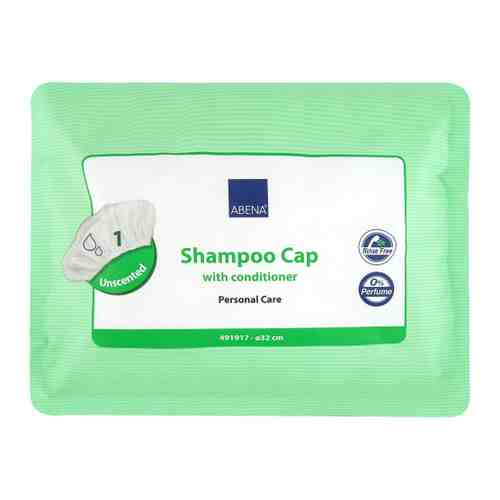 Шапочка для мытья волос без воды Abena с шампунем-кондиционером 32 см 1 штука арт. 3397046