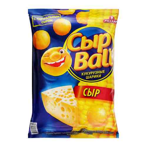 Шарики Ball кукурузные со вкусом сыра 45 г арт. 3318918