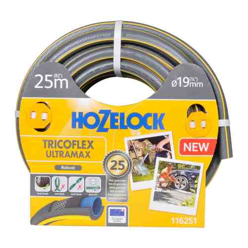 Шланг Hozelock 116251 Tricoflex Ultramax 19 мм х 25 м арт. 3512030