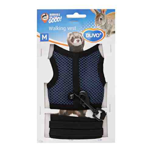 Шлейка Duvo+ Walking Vest синий для грызунов М арт. 3458537