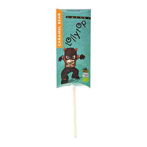Шоколад Zotter детский Карамельный мишка с медово-карамельными чипсами на палочке 20 г арт. 3453244