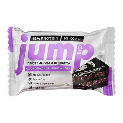 Конфета протеиновая JUMP Шоколадное пирожное 30 г арт. 3378998