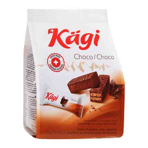 Конфеты Kagi Choco mini вафельные со вкусом шоколада 125 г арт. 3376116