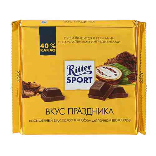 Шоколад Ritter Sport Goldschatz молочный 250 г арт. 3259398