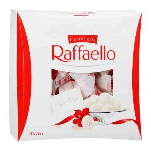 Конфеты Raffaello с цельным миндальным орехом в кокосовой обсыпке 240 г арт. 3415976