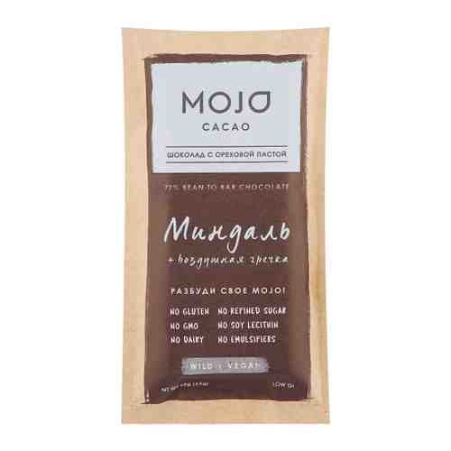 Шоколад Mojo Cacao горький Миндаль 72% 65 г арт. 3412383
