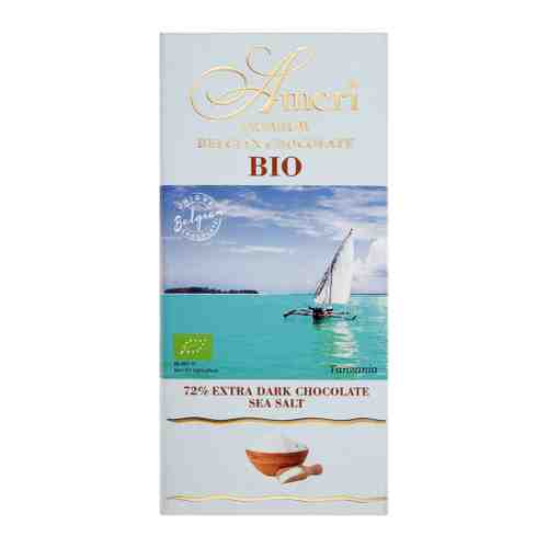 Шоколад Ameri Bio экстра горький с морской солью 100 г арт. 3409735