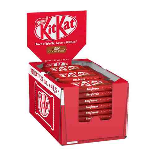 Батончик KitKat шоколадный 27 штук по 41.5 г арт. 3412228