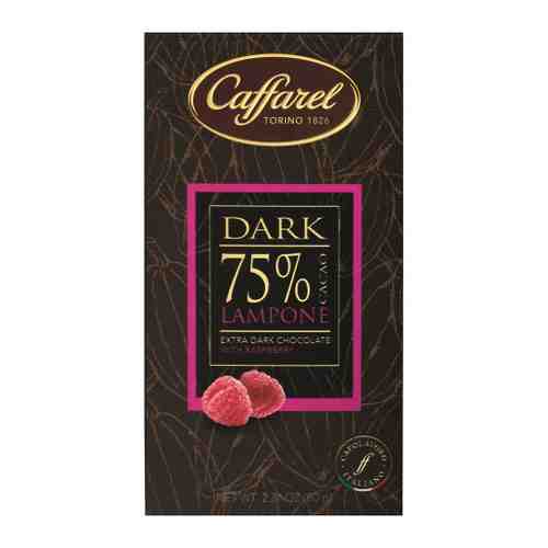 Шоколад Caffarel Экстра темный с малиной и содержанием какао не менее 75% 80 г арт. 3518940