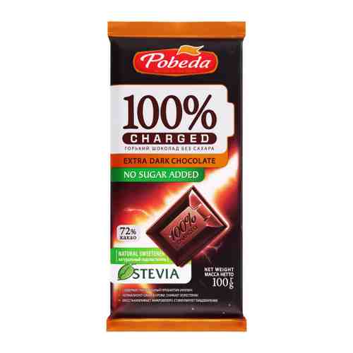 Шоколад Победа вкуса Чаржед горький 72% какао 100 г арт. 3383306