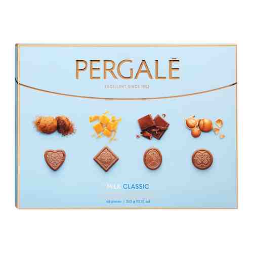 Набор конфет Pergale коллекция молочного шоколада ассорти 343 г арт. 3516780