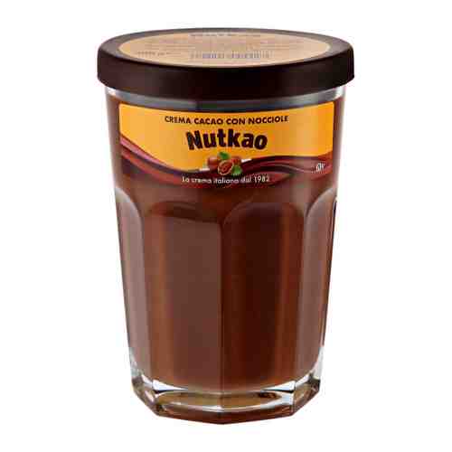 Паста Nutkao шоколадная с лесным орехом в стакане 380 г арт. 3438412
