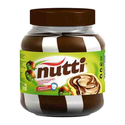 Паста Nutti шоколадно-молочная ореховая с добавлением какао 330 г арт. 3483441
