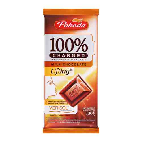 Шоколад Победа вкуса Charged Lifting молочный 100 г арт. 3383833
