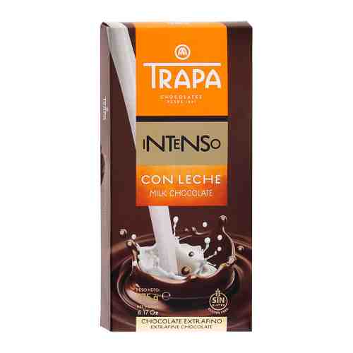 Шоколад Trapa Intenso молочный 175 г арт. 3516349