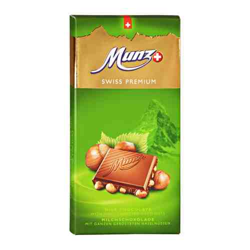 Шоколад Munz Молочный с обжаренным фундуком 100 г арт. 3381381