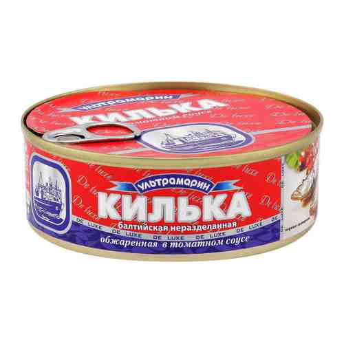 Килька Ультрамарин балтийская в томатном соусе extra 240 г арт. 3335111