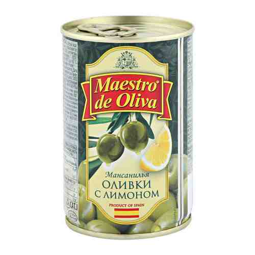 Оливки Maestro de Oliva с лимоном 300 г арт. 3083152