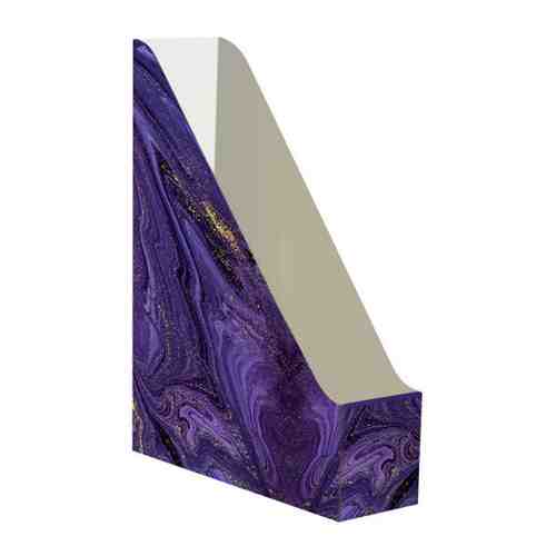 Вертикальный накопитель Attache Selection Fluid картон фиолетовый ширина 75 мм арт. 3508604