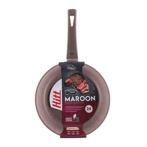 Сковорода Hitt Maroon из литого алюминия с антипригарным покрытием 24 см арт. 3433714