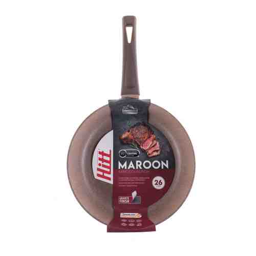 Сковорода Hitt Maroon из литого алюминия с антипригарным покрытием 26 см арт. 3433715