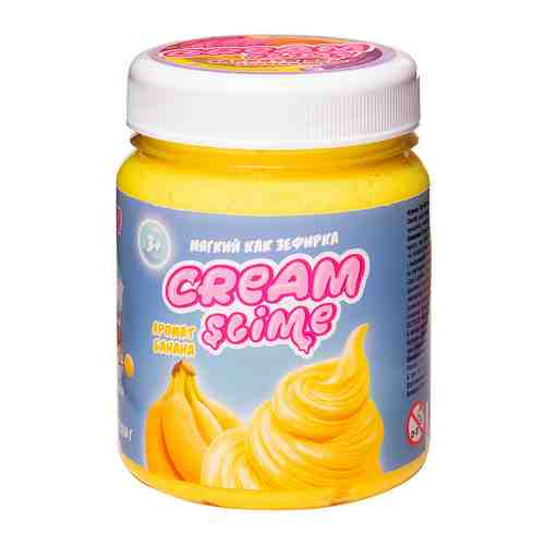 Слайм Волшебный мир Cream-Slime с ароматом банана 250 г арт. 3518766