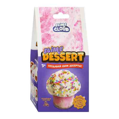Слайм Волшебный мир десерт мини Клубничный милкшейк 165 г арт. 3518808