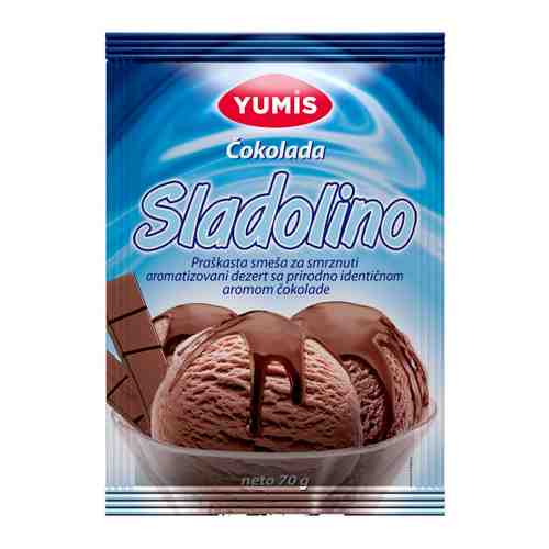 Смесь для приготовления Yumis Шоколадное мороженое 70 г арт. 3440070