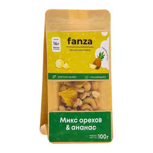 Смесь Fanza микс орехов с ананасом 100 г арт. 3449500