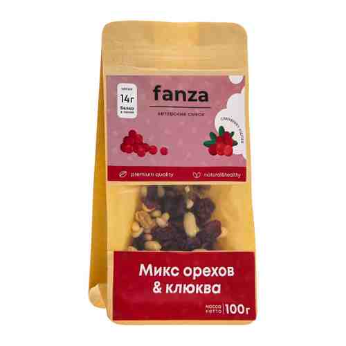 Смесь Fanza микс орехов с клюквой 100 г арт. 3449499