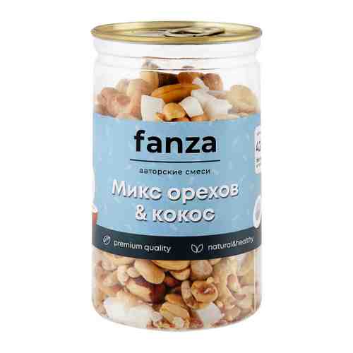 Смесь Fanza микс орехов с кокосом 250 г арт. 3449512