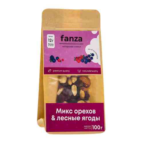 Смесь Fanza микс орехов с лесными ягодами 100 г арт. 3449503