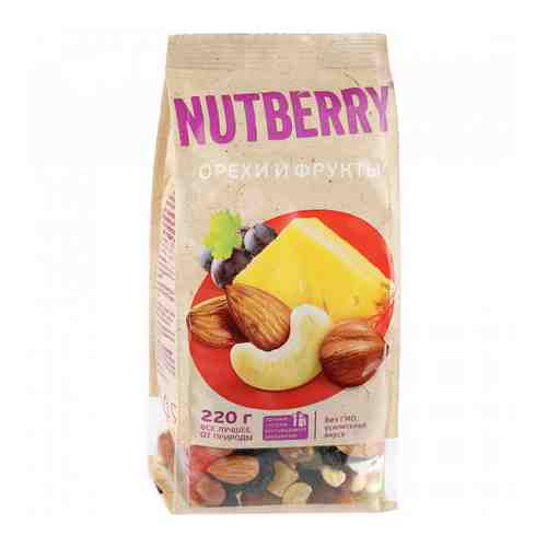 Смесь Nutberry орехи и фрукты 220 г арт. 3354583