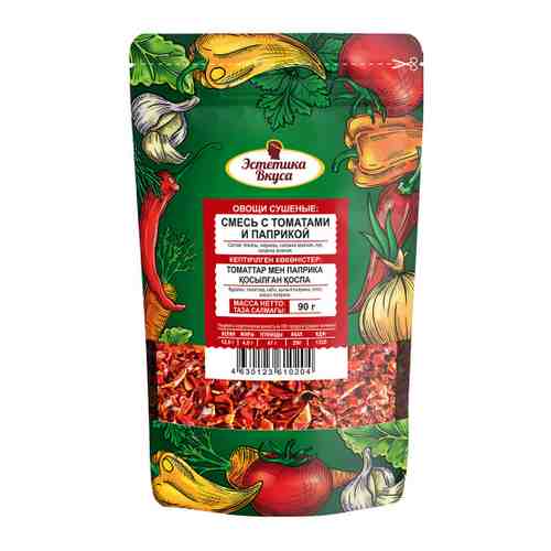 Смесь овощная Эстетика Вкуса с томатами и паприкой 90 г арт. 3485330
