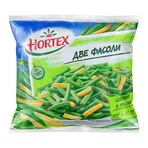 Смесь овощная Hortex Две фасоли быстрозамороженная 400 г арт. 3397605