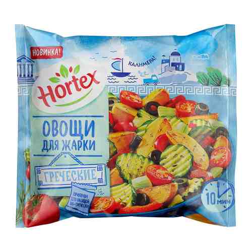 Смесь овощная Hortex Греческие овощи для жарки замороженные 400 г арт. 3407632