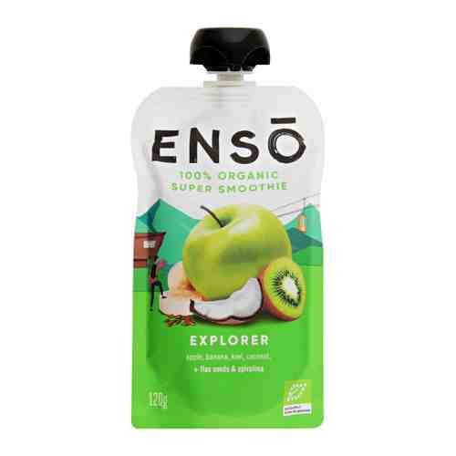 Смузи Enso Organic с экстрактом сока кокоса семенами льна и спирулиной 0.12 л арт. 3432307