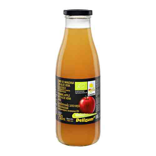 Сок Delizum Bio Apple & Aloe Juice Яблоко Алоэ вера 0.75 л арт. 3492662