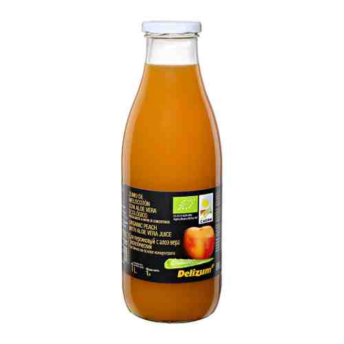 Сок Delizum Bio Peach & Aloe Juice Персик Алоэ вера 1 л арт. 3492653
