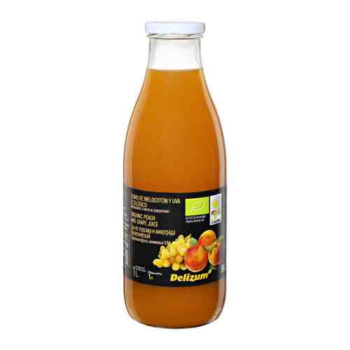 Сок Delizum Bio Peach & Grape Juice Персик Виноград 1 л арт. 3492691