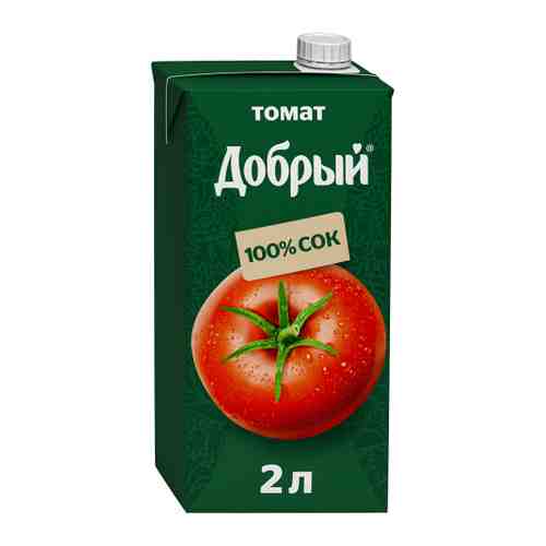 Сок Добрый Томат с солью восстановленный с мякотью 2 л арт. 3102452