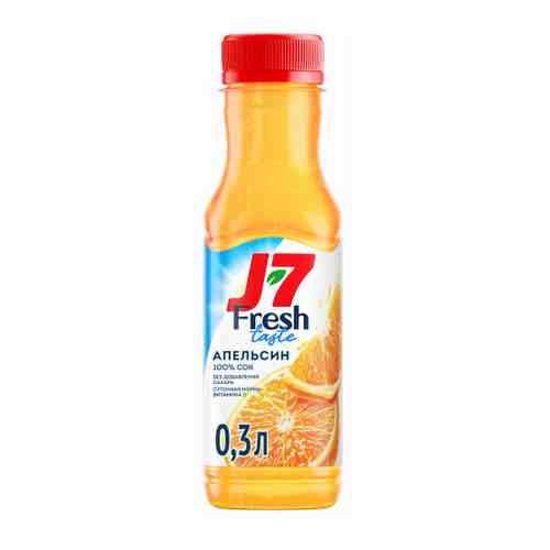 Сок J7 Апельсин Fresh Taste восстановленный с мякотью 0.3 л арт. 3444701