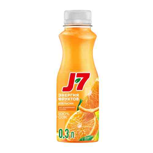 Сок J7 Апельсин восстановленный с мякотью 0.3 л арт. 3476654